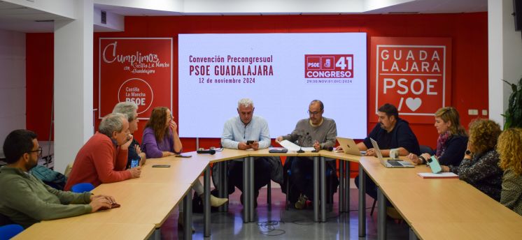 PSOE Guadalajara aprueba elevar 67 enmiendas para su debate en el Congreso federal con las que “seguir trabajando para mejorar la realidad de nuestra provincia”
