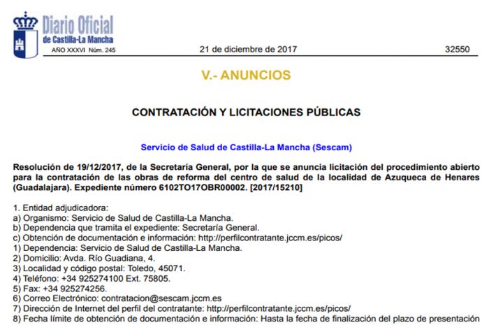 El PSOE de Azuqueca pide al Ayuntamiento la “retirada inmediata” de los carteles que piden la construcción de un centro de salud cuyas obras están a punto de adjudicarse