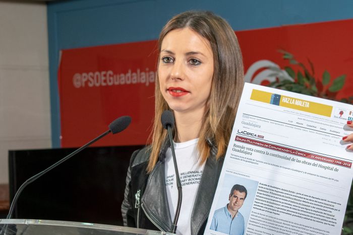 Román votó que las obras del nuevo hospital de Guadalajara no se reanudaran