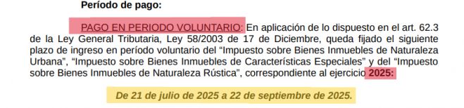 El PSOE informa que el “atraco del IBI de Guarinos con subidas de hasta 200 euros se perpetúa” y empieza cobrarse el 21 de julio