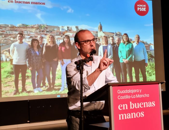 Bellido llama a concentrar el voto en García-Page, “el mejor presidente para Guadalajara” y el “escudo protector” contra el pacto de los recortes de Núñez y Vox