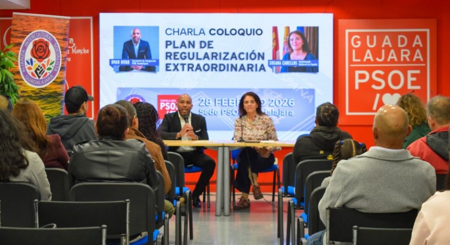 PSOE Guadalajara celebra una charla-coloquio para profundizar y resolver dudas sobre el Plan de...
